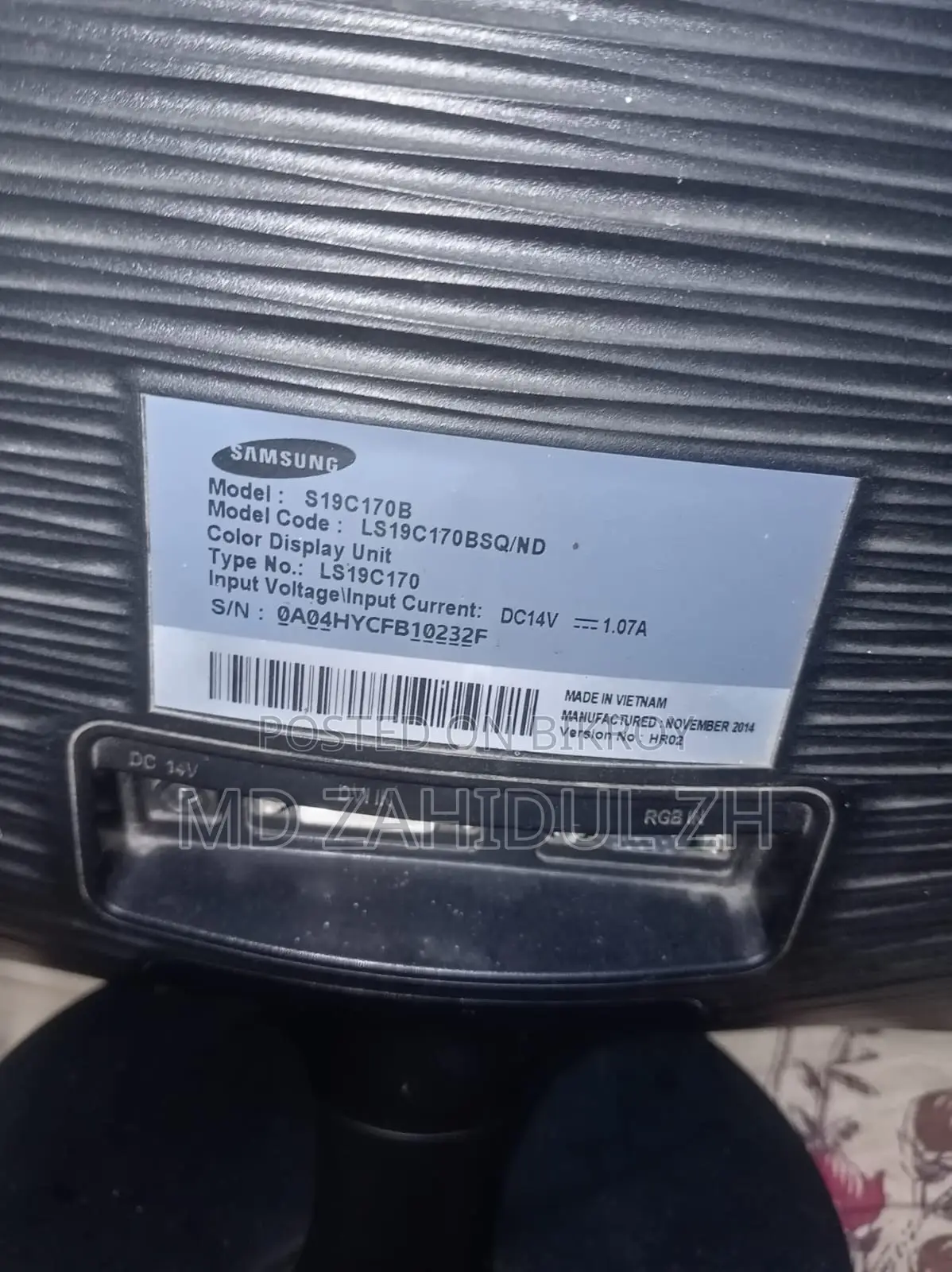 Desktop Computer Samsung 16GB Intel Core I5 SSD 256GB
