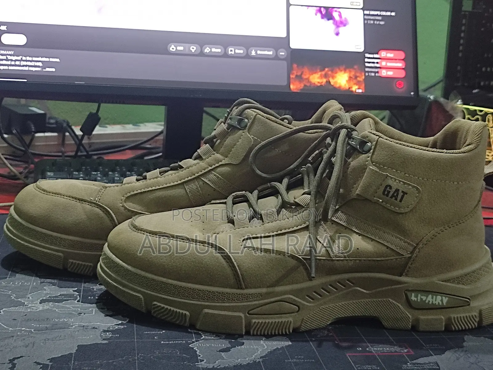 CAT Men's Casual Shoes – Used – Size : 42-43
