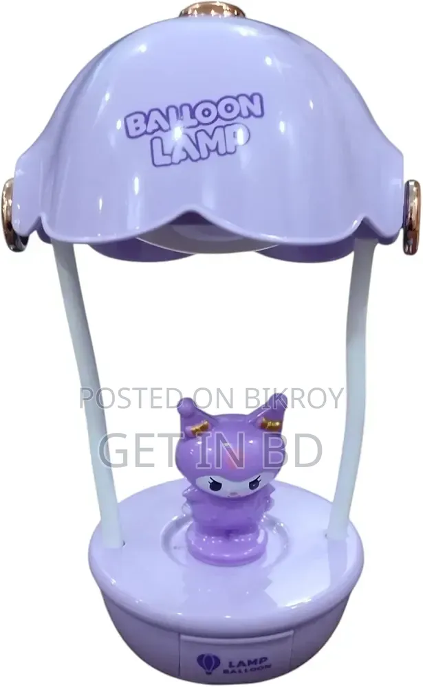 3 in 1 Mini Hot Air Balloon Night Light Desk Lamp With Sharpener