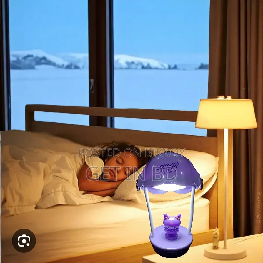 3 in 1 Mini Hot Air Balloon Night Light Desk Lamp With Sharpener