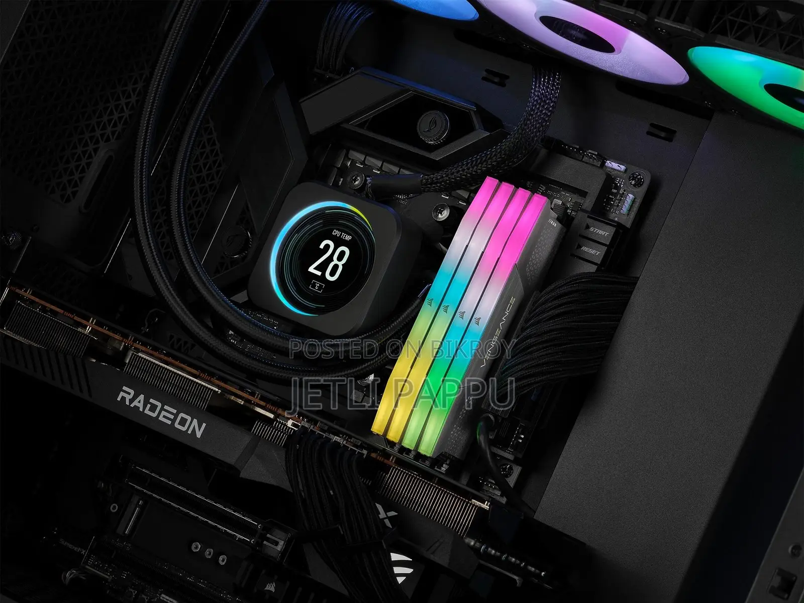 Corsair Vengeance RGB 16gb Ddr5 6000mhz Gaming Desktop Ram