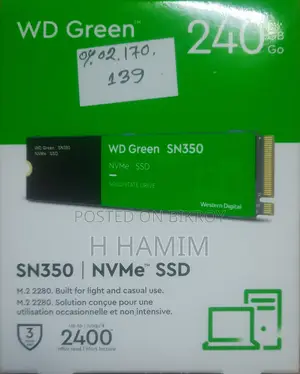 Wd Nvme SSD 240 Gb Sn350 2400 Speed