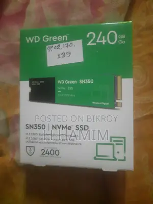 Wd Nvme SSD 240 Gb Sn350 2400 Speed