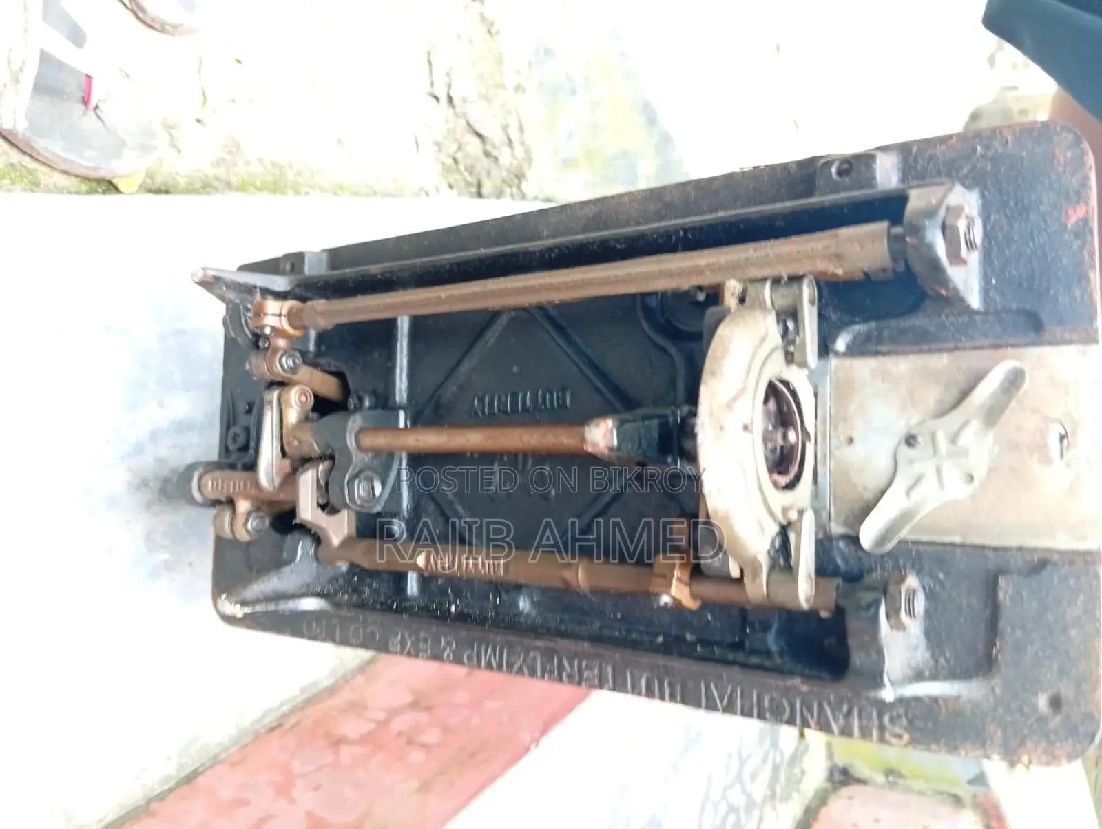 Original Butterfly Foot Sewing Machine and Stand for Sale