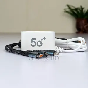 6-in-1 Charging Solution: 6U Multi-Port Charger With 3-in-1 Fast Cable