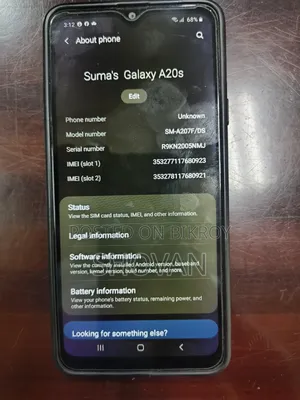 Samsung Galaxy A20s 32 GB Blue