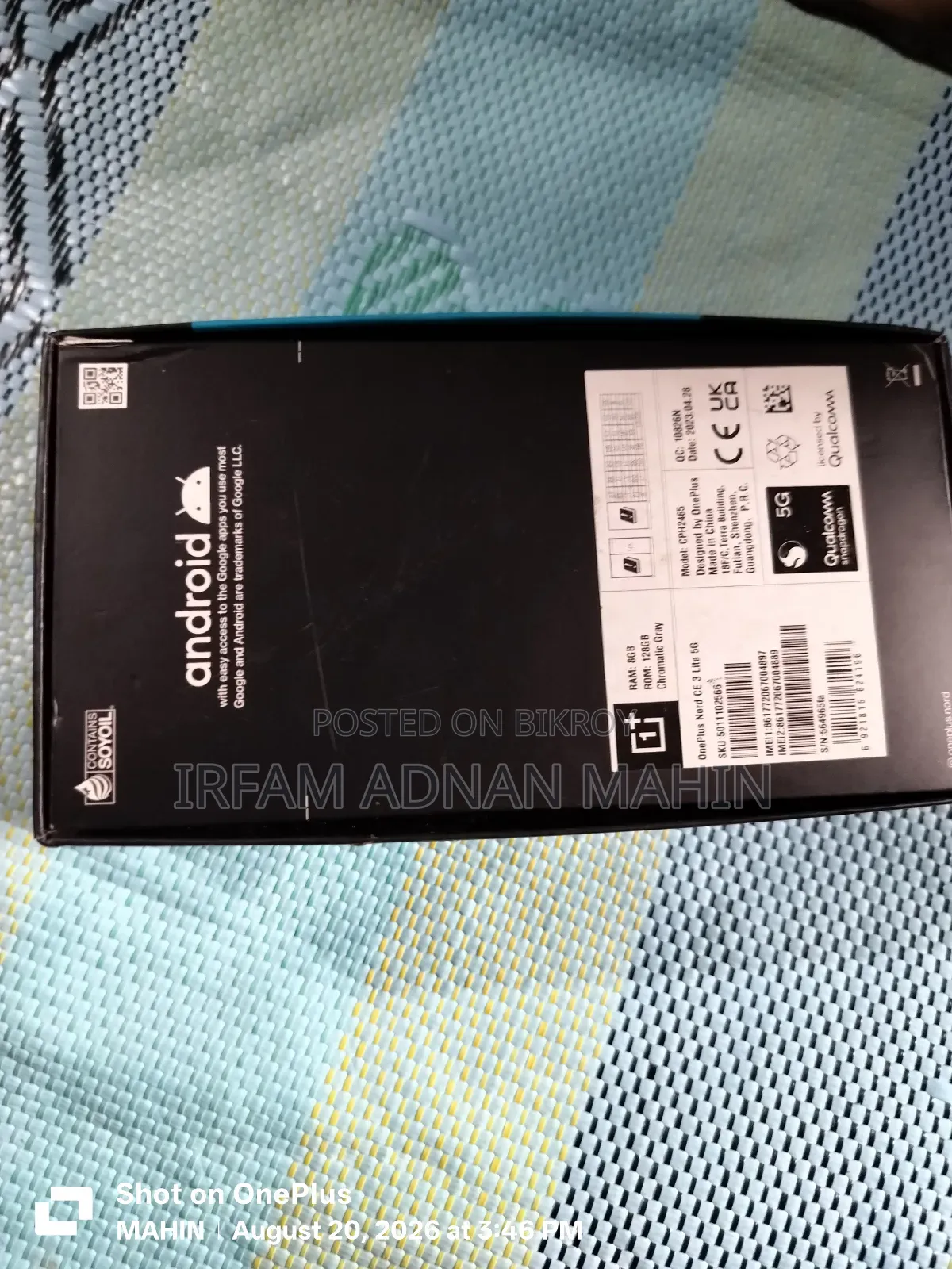 OnePlus Nord CE 3 Lite 5G 128 GB Gray