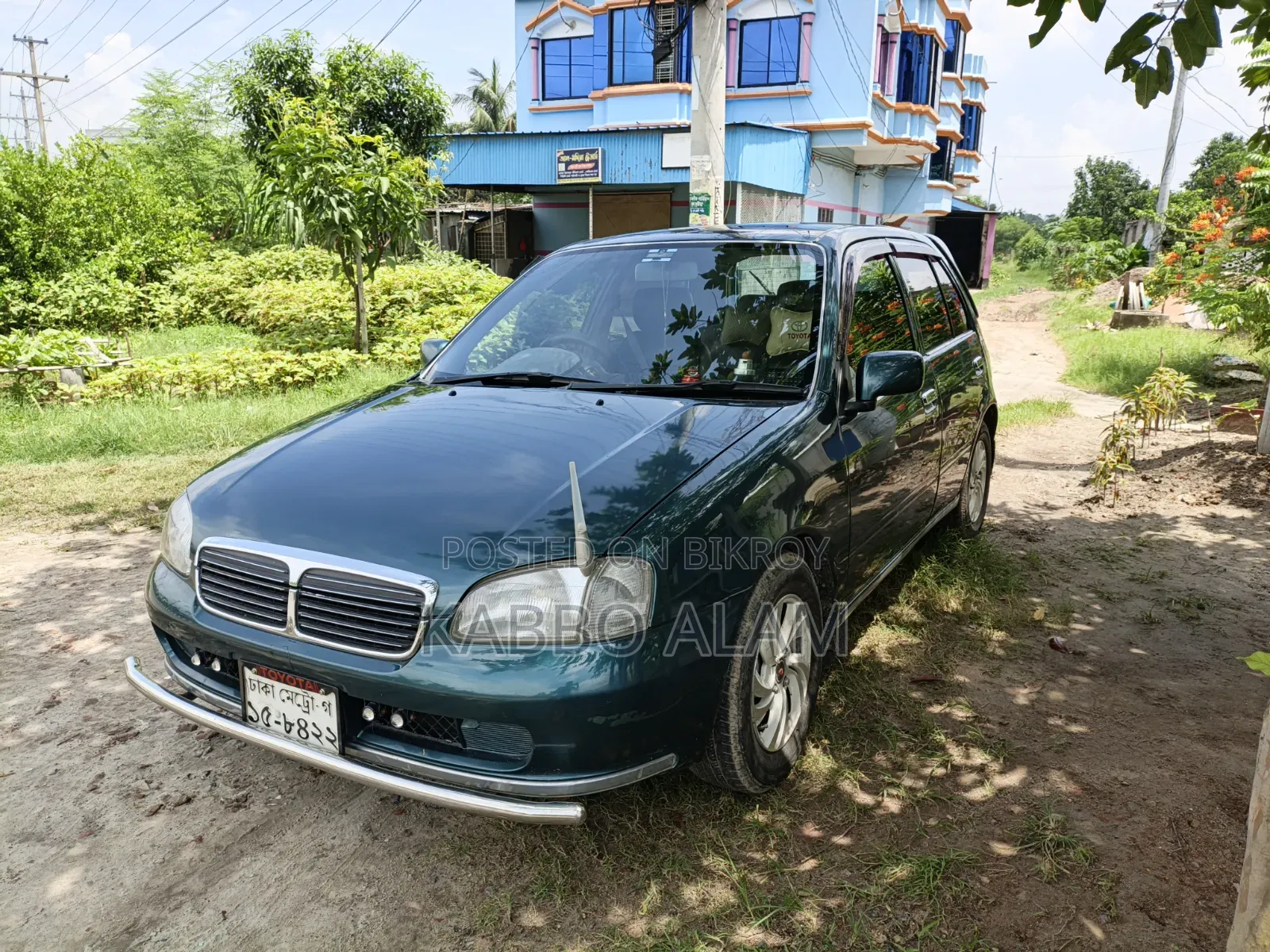 টয়োটা স্টারলেট ২০০০ সবুজ