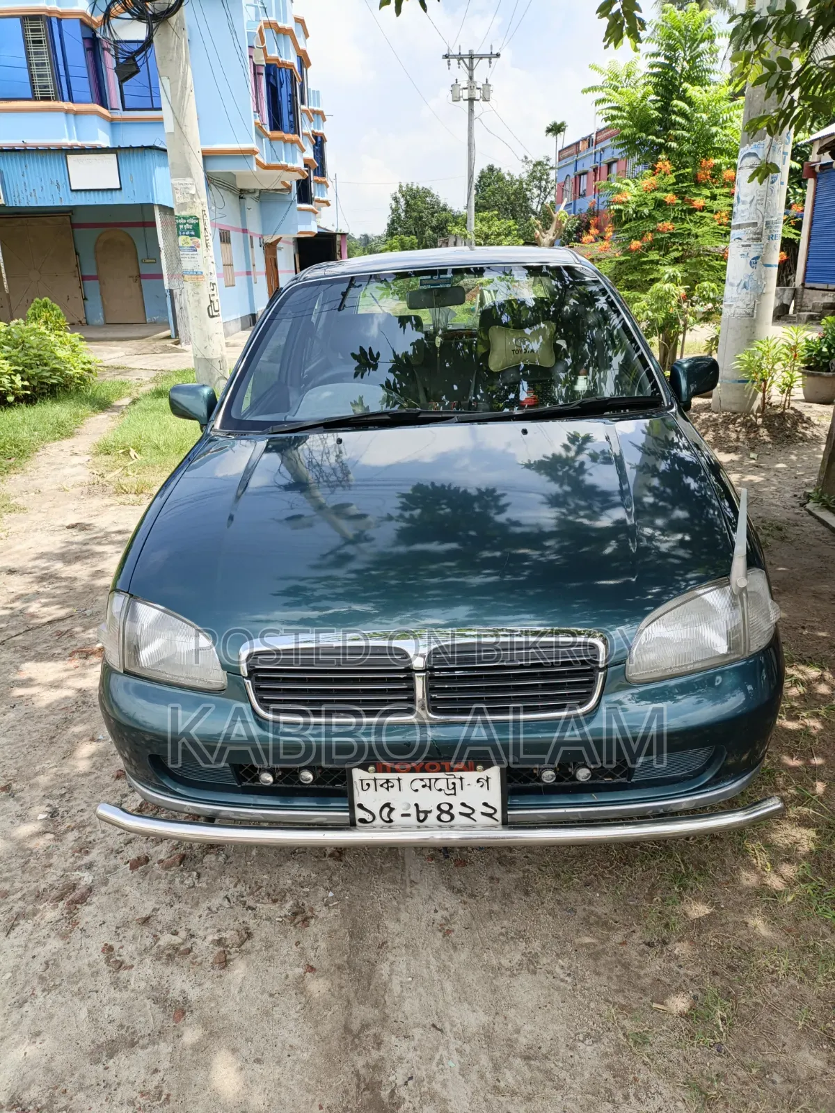 টয়োটা স্টারলেট ২০০০ সবুজ