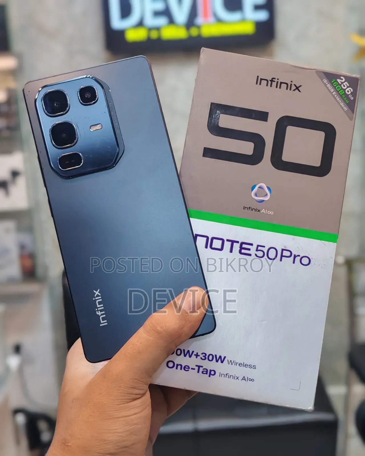 Infinix Note 50 Pro 256 GB Black