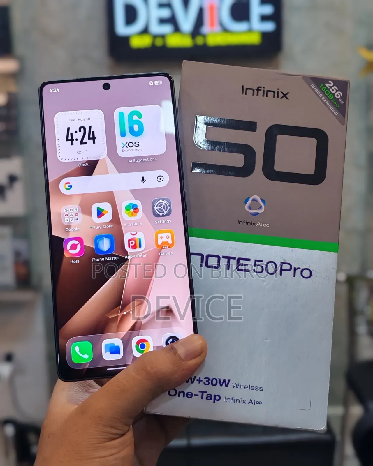 Infinix Note 50 Pro 256 GB Black