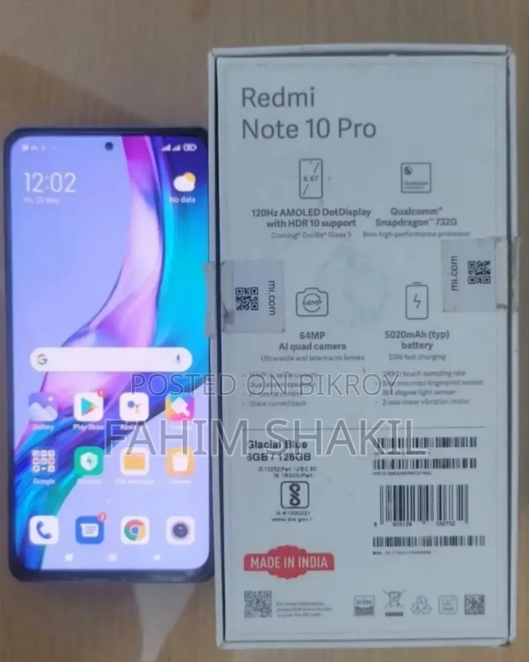 Xiaomi Mi Note 10 Pro 256 GB Blue