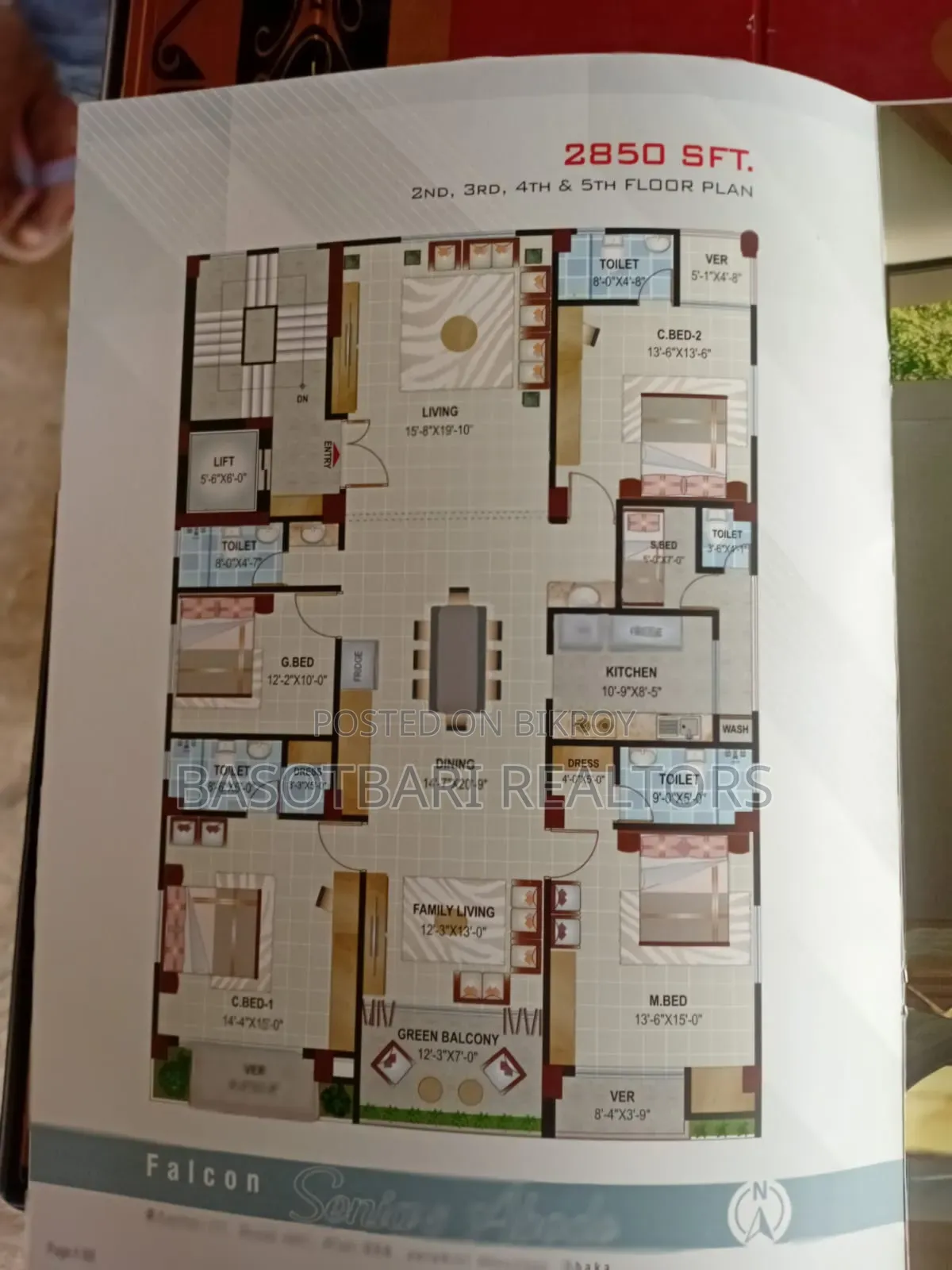 4-Bedroom Apartment in Jalshiri Abason for Sale