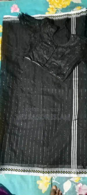 নিউ ব্লাক চুমকি শাড়ি