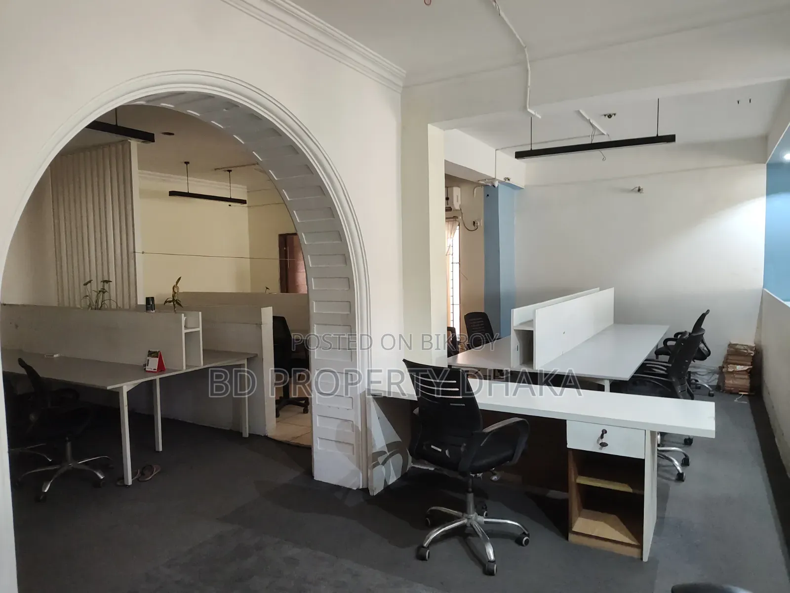 3600 SQFT Nice Open Office Space Rent in Banani