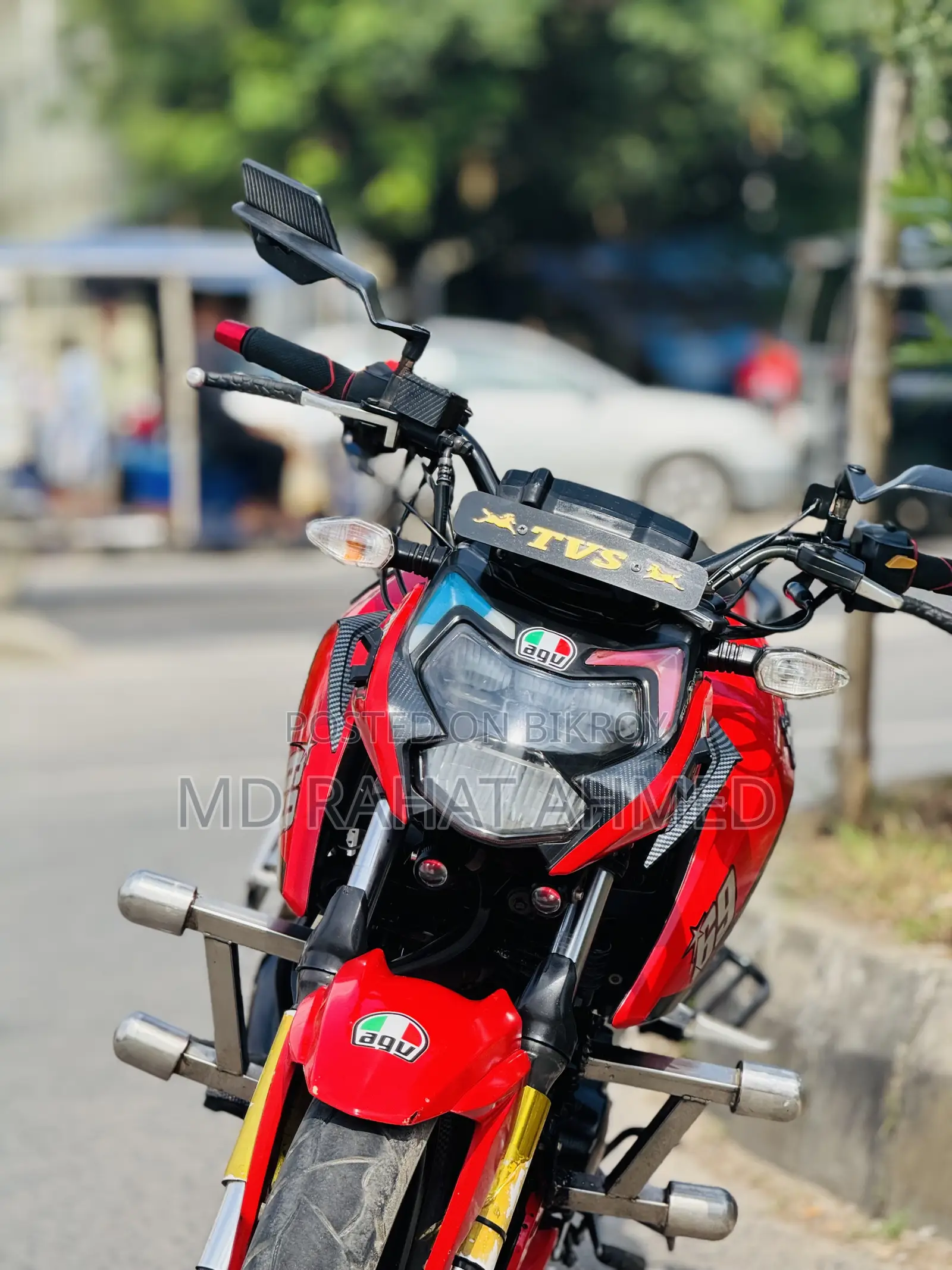 নিউ টিভিএস আপ্যাচে আরটিআর ১৬০ ৪ভি ২০২১ রেড