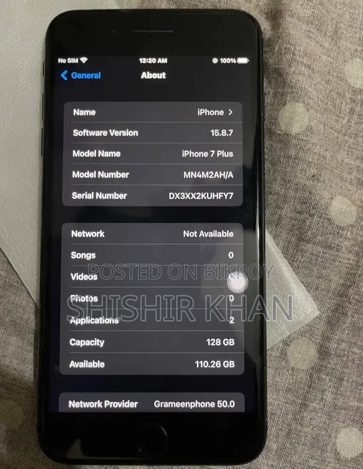 Apple iPhone 7 Plus 128 GB Black