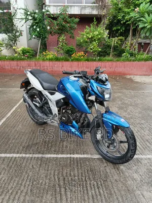 টিভিএস অ্যাপাচে ১৬০ ৪ভি ২০১৯ নীল