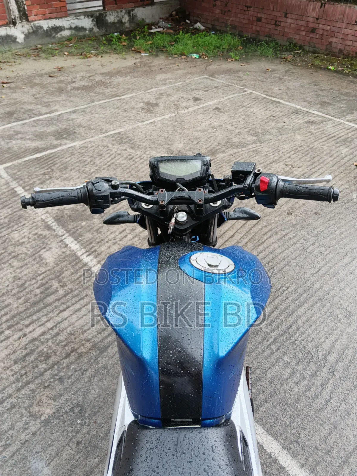 টিভিএস অ্যাপাচে ১৬০ ৪ভি ২০১৯ নীল