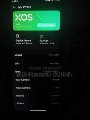 Infinix Hot 50 Pro+ 4G 256 GB