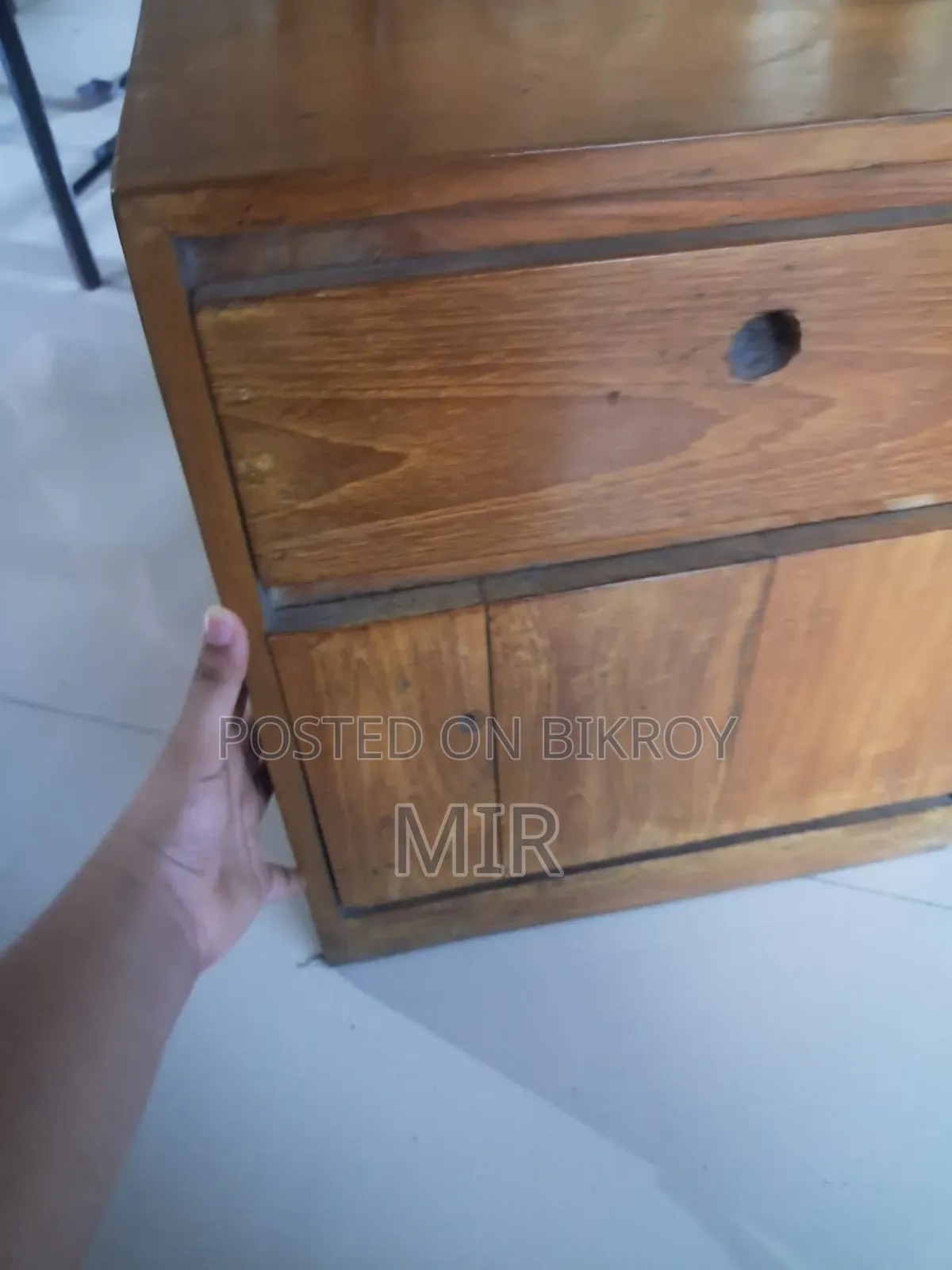 সেগুন কাঠ খাট কর্নার - ২ পিস