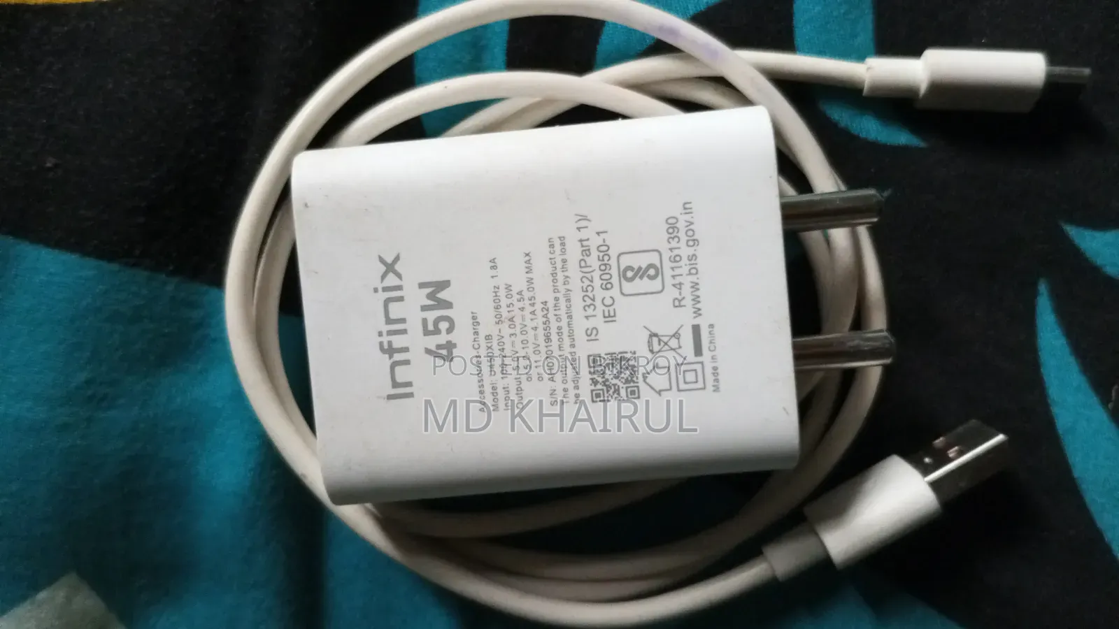 ইনফিনিক্স হট৬০ প্রো চার্জার