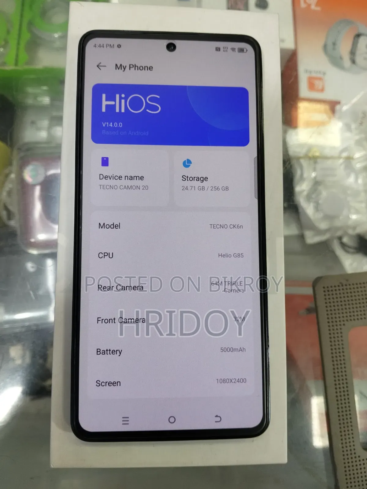 Tecno Camon 20 256 GB Gray