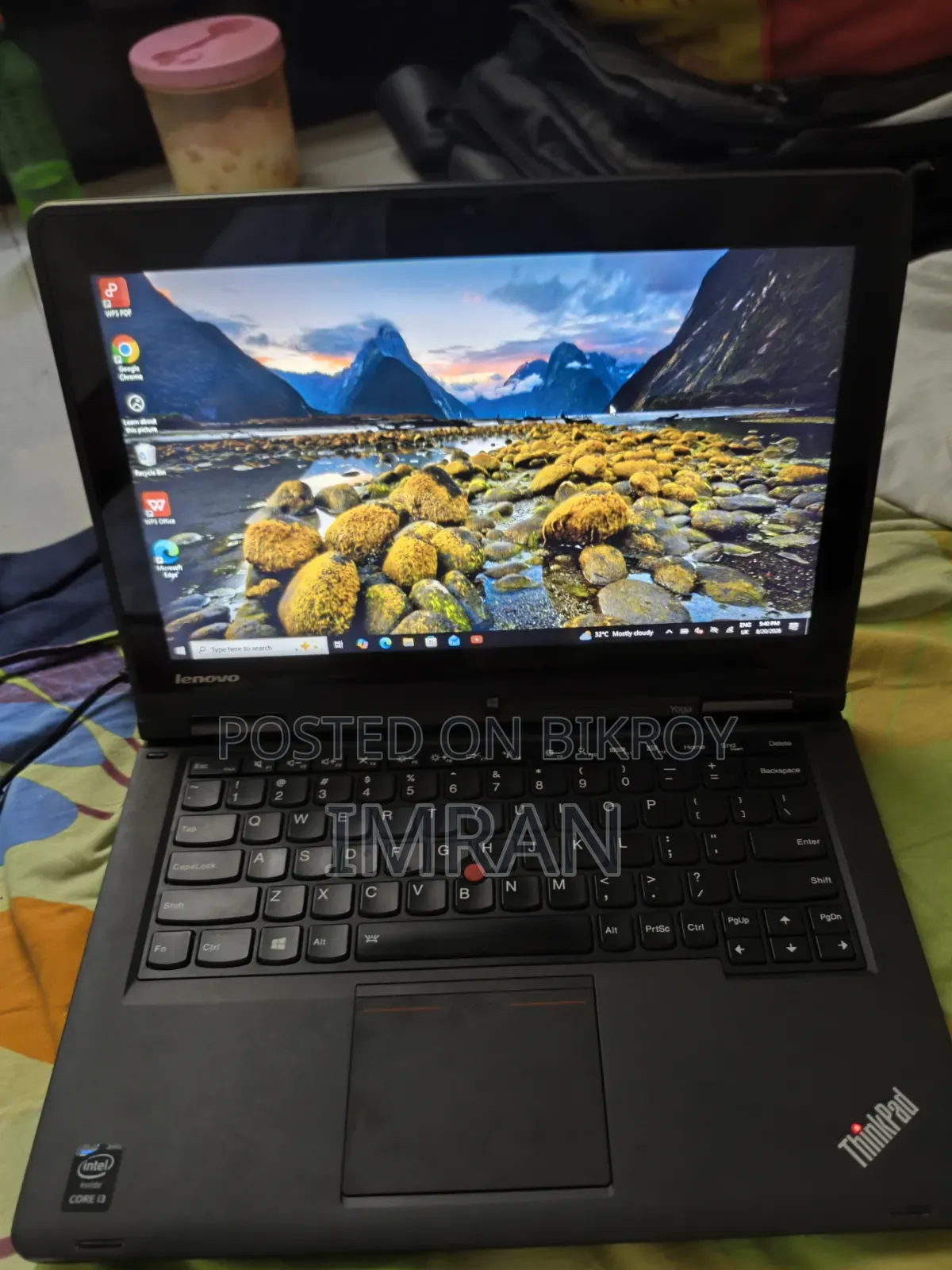 Laptop Lenovo Ideapad 3 4GB Intel Core I3 SSD 320GB