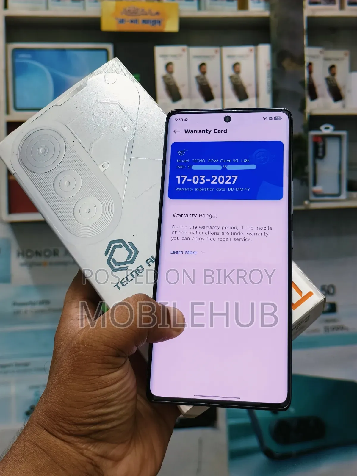 Tecno Pova Curve 256 GB Black