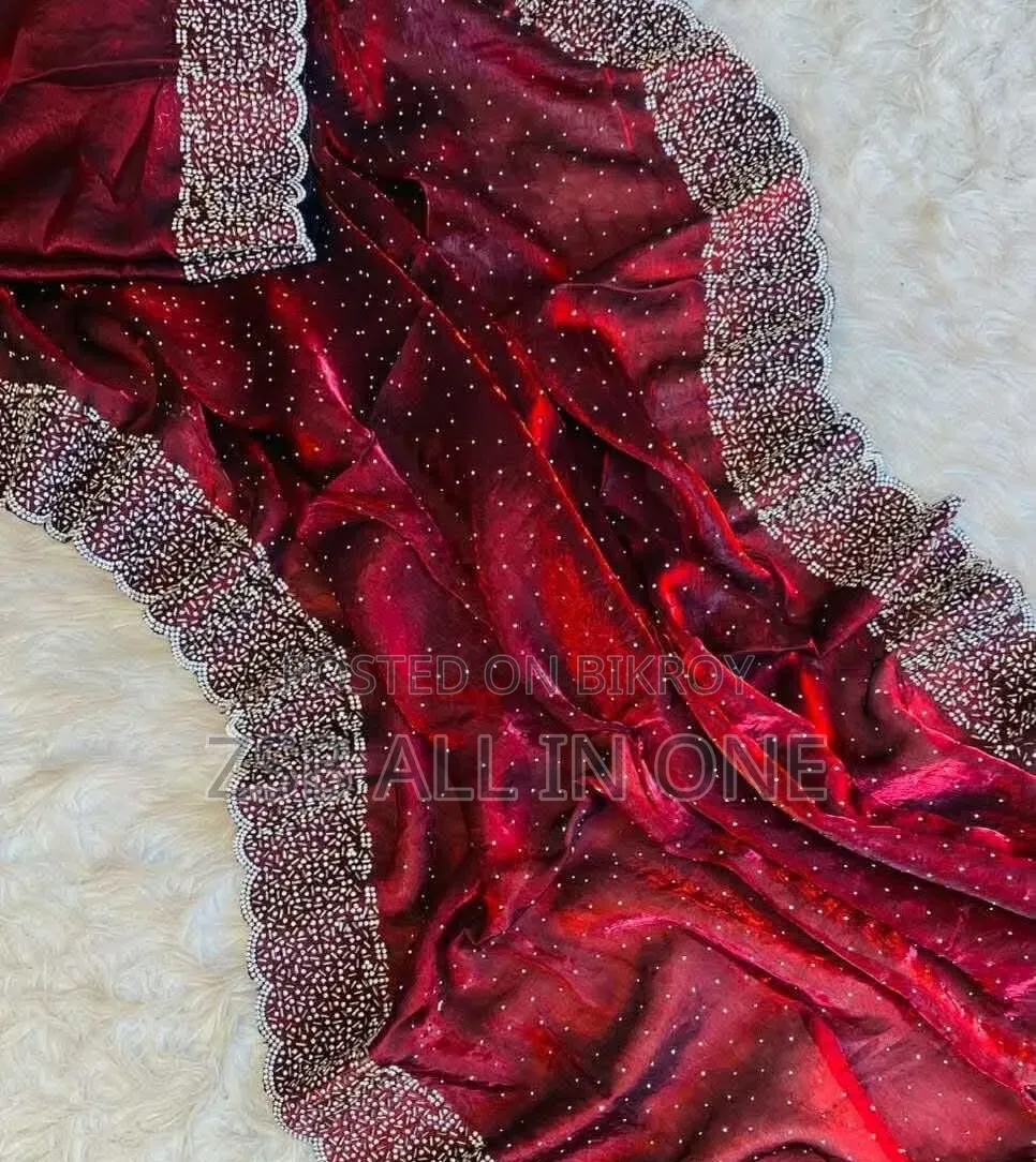 Georgette Sharee With Blouse Piece