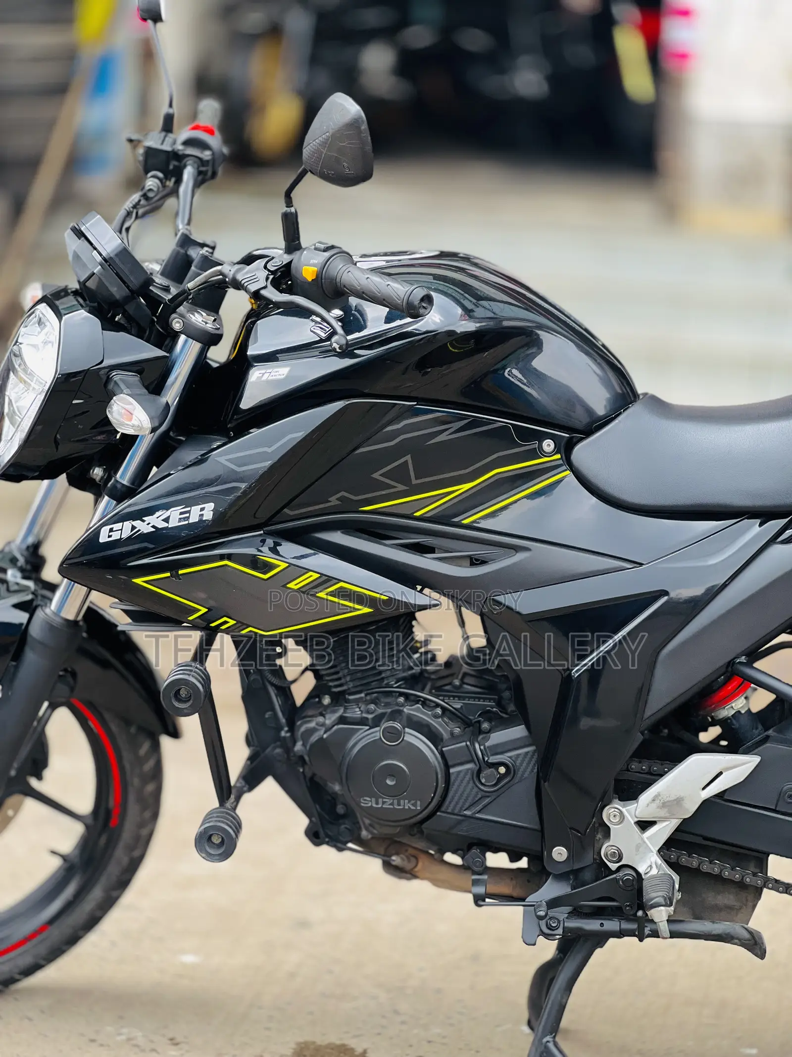 Suzuki Gixxer 2024 Black
