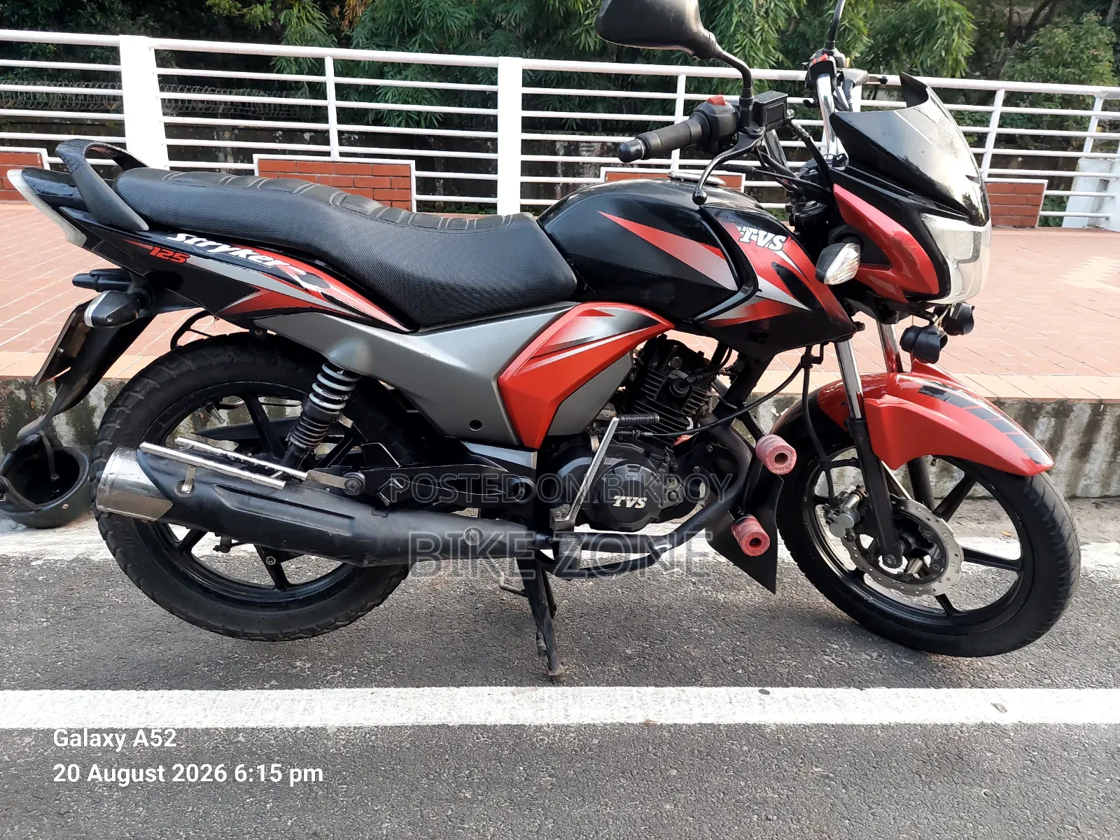 TVS Stryker 125 2018 Red