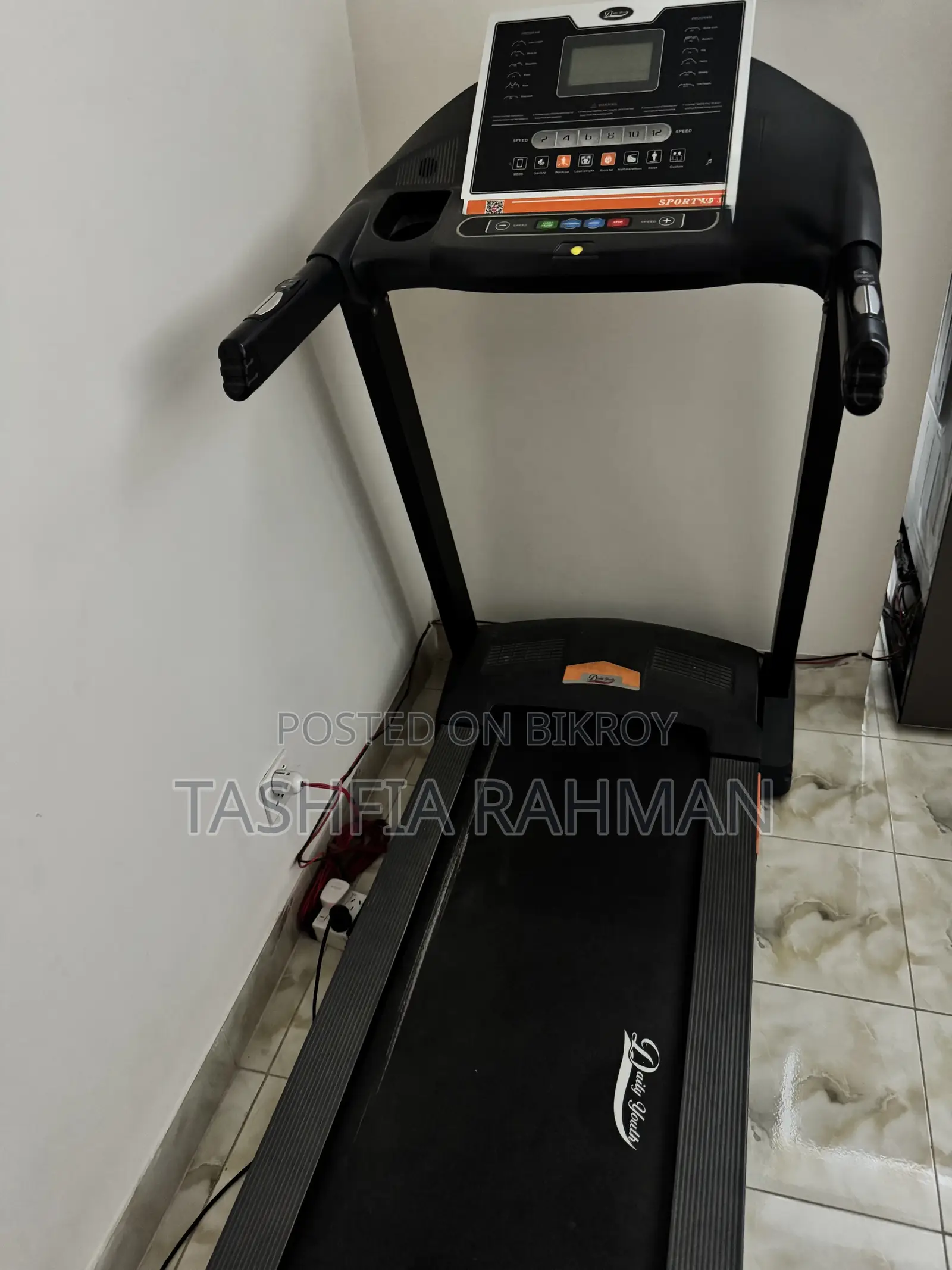 Daily Youth-Kl 901 FOLDABLE Treadmill - Black