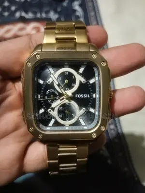 Fossil Inscription Multifunction Gold-Tone Watch (Model: BQ2656)
