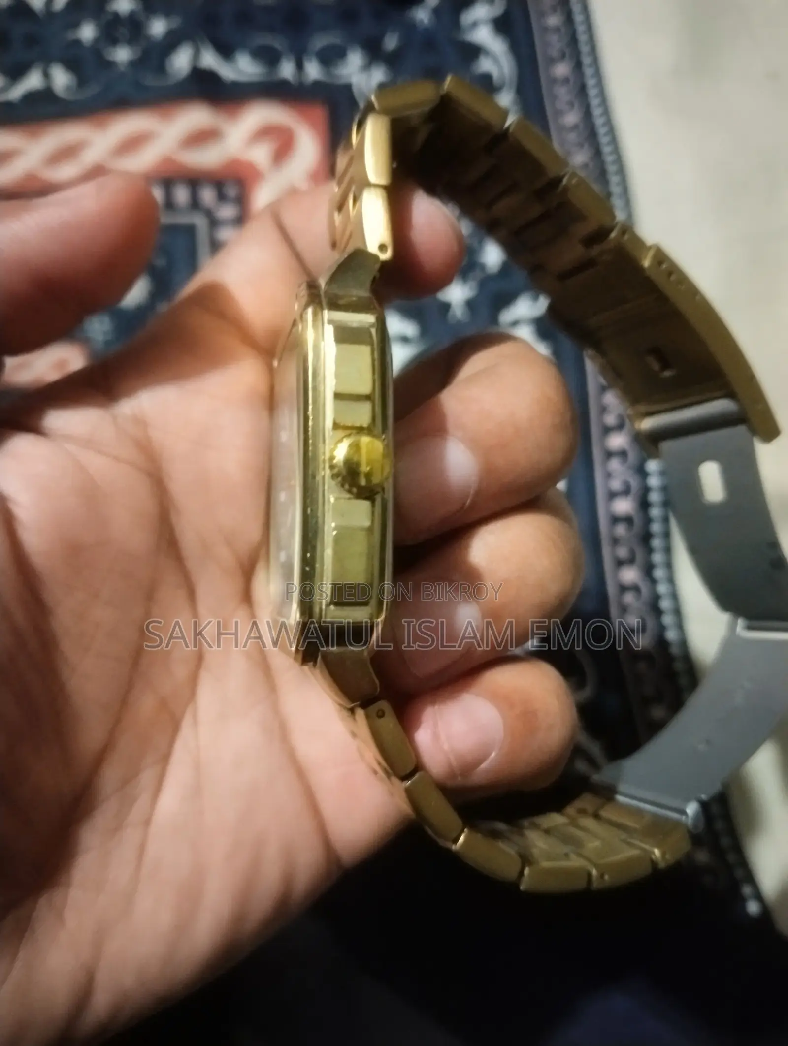 Fossil Inscription Multifunction Gold-Tone Watch (Model: BQ2656)