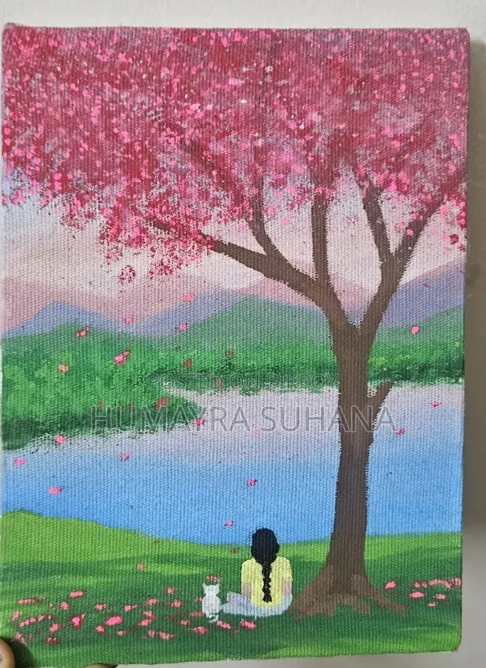Acrylic 8×6 Canvas Vernished Painting