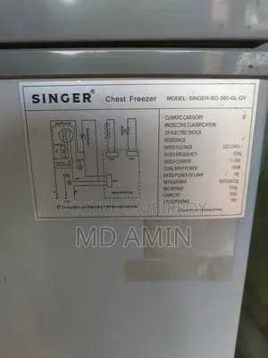 Singer Chest Freezer 380 Liter