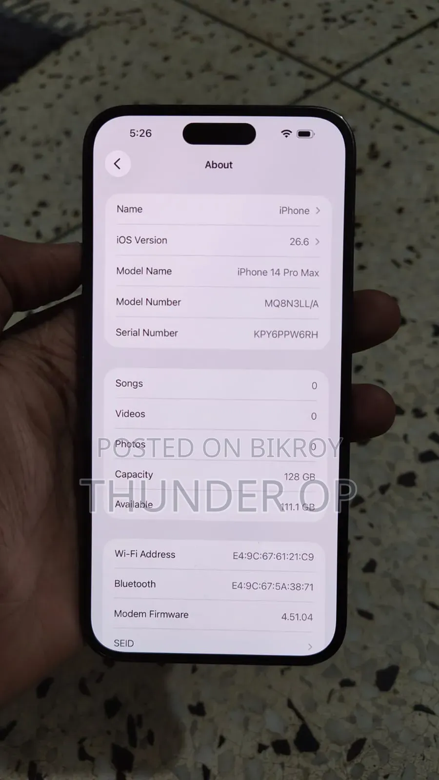 Apple iPhone 14 Pro Max 128 GB Black