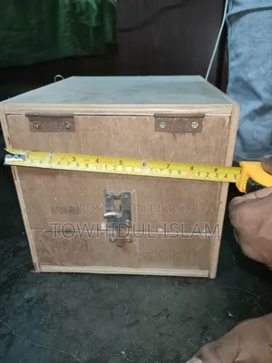 18 by 24 Inch Cage and Box with Specified Measurements Including Swing and Ladder