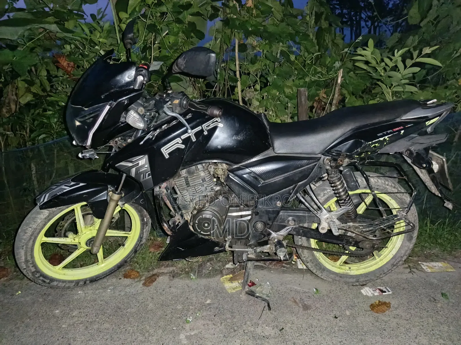 টিভিএস আপাচি আরটিআর ১৬০ টুভি ২০১৯ ব্ল্যাক
