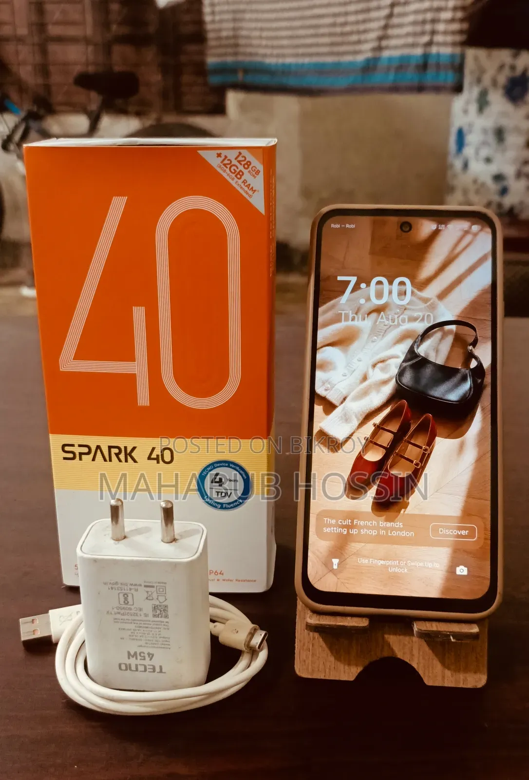 Tecno Spark 40 Pro 128 GB Graphite