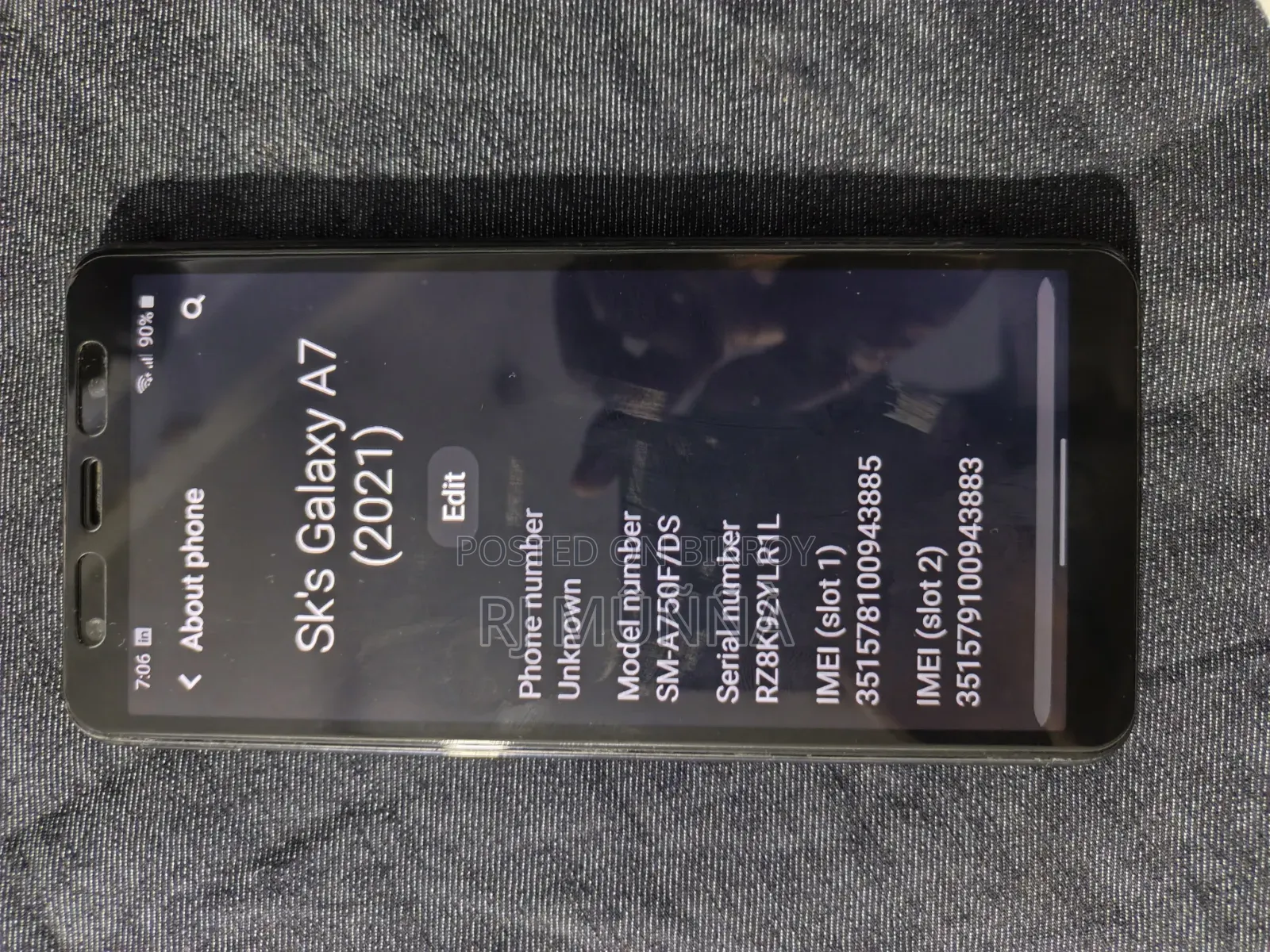 Samsung Galaxy A7 64 GB Black