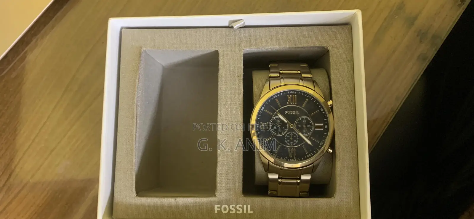 Fossil Gold-Tone Chronograph Watch for Sell