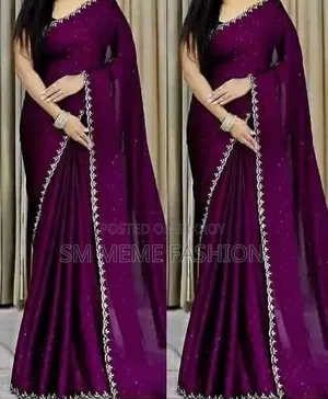 Georgette Sharee With Blouse Piece