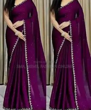 Georgette Sharee With Blouse Piece