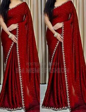 Georgette Sharee With Blouse Piece