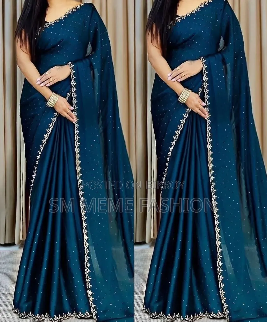 Georgette Sharee With Blouse Piece