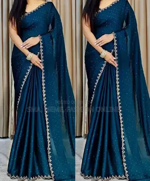 Georgette Sharee With Blouse Piece