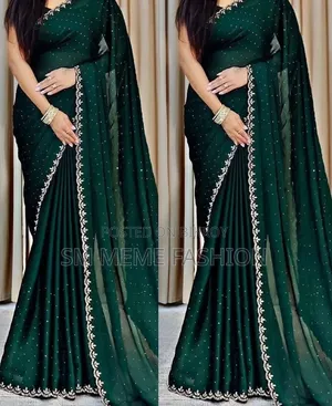 Georgette Sharee With Blouse Piece