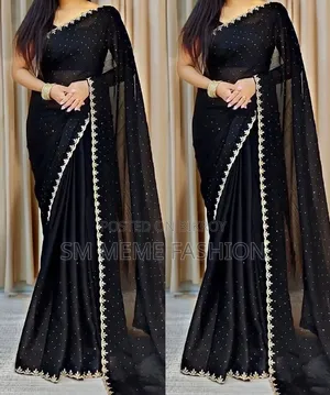 Georgette Sharee With Blouse Piece
